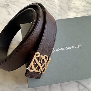 Men's Leather Belt in brown